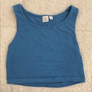BP blue cropped tank